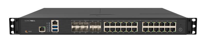SonicWall NSa 3800 Secure Upgrade Plus Advanced Edition 2YR - Front View